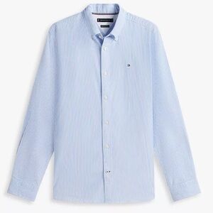 Tommy Hilfiger Blue Striped Dress Shirt